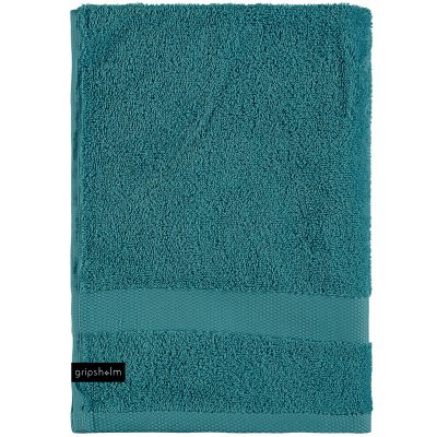 Mörk turkos badhandduk frotte från gripsholm - 130x70