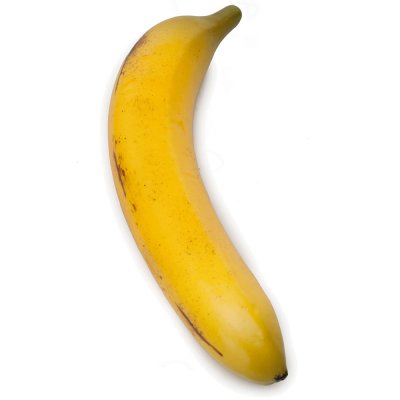 Banan, konstgjord gul banan i plast - 20 cm