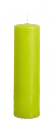 Blockljus Cypress, limegrön, grön 20 cm