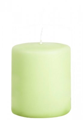 Breda Blockljus Ljusgrön, grön 10 cm