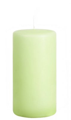 Breda Blockljus Ljusgrön, grön 15 cm