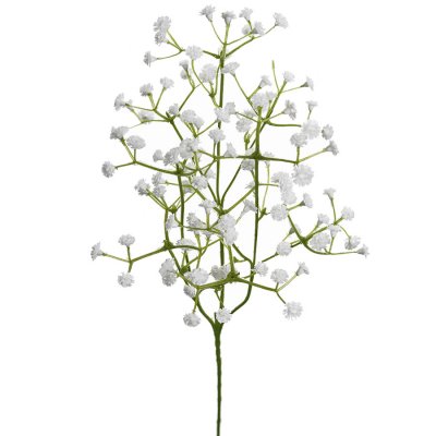 Vit brudslöja konstblomma - 50 cm hög