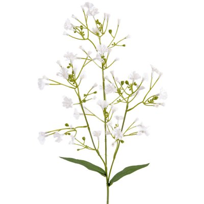 Vit brudslöja 55 cm hög - konstblomma, konstväxt