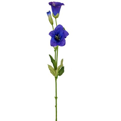 Blå campanula konstblomma - 50 cm hög