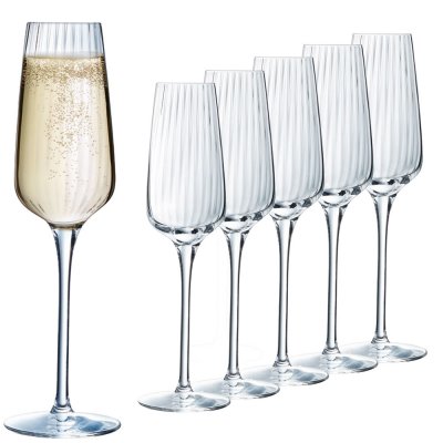 Champagneglas Symetrie Flute Chef & Sommelier Kristall - 21 cl 6-pack