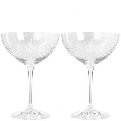 Breda champagneglas Viola från Stiernholm - Kristall 15,5 cm