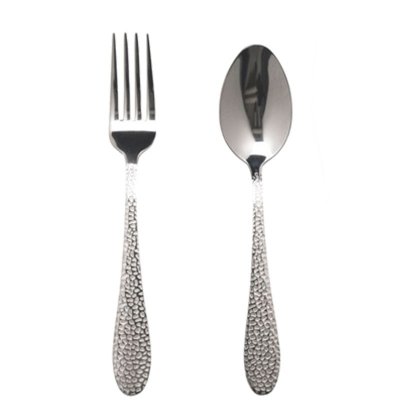 Dessertbestick, Förrättsbestick Frost Gråfot från Vargen och thor - Silver 8 delar - 4 kuvert