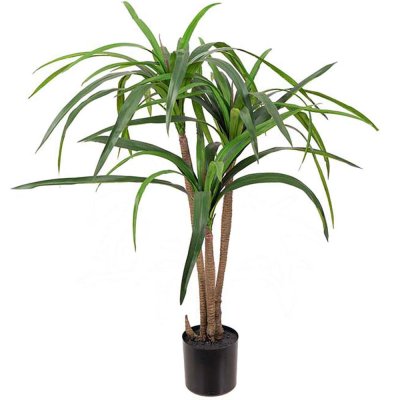 Grön Dracena Konstgjort träd, krukväxt 90 cm hög från Mr Plant