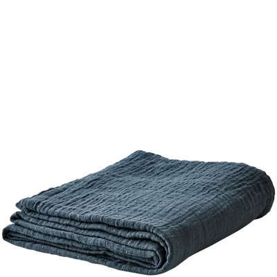 Blå bordsduk i bomull - Elsa från Affari 220x140 cm