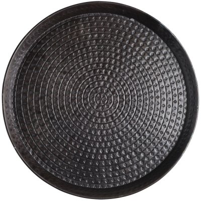 Eldorado svart-brunt Ljusfat, dekorationsfat - 50 cm Rund -  från affari