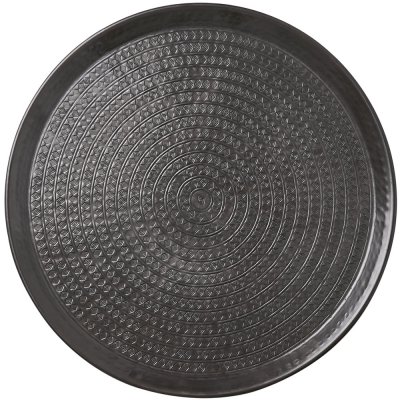 Eldorado svart-brunt Ljusfat, dekorationsfat - 50 cm Rund -  från affari