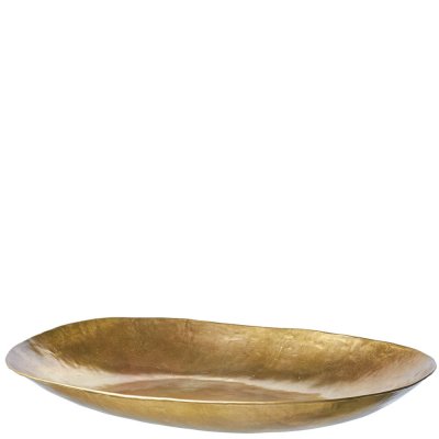 Fat lyra i mässing - oval 34x25 cm från Affari