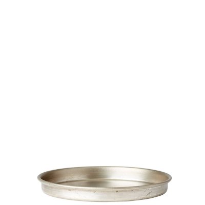 litet ljusfat lyra silver rund 11cm från Affari
