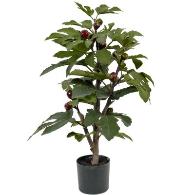Fikonträd i kruka - Grön 65 cm konstväxt