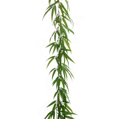 Bambu girlang 180 cm - Gröna blad