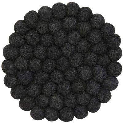 Mörkt grå grytunderlägg dakota från holmen design