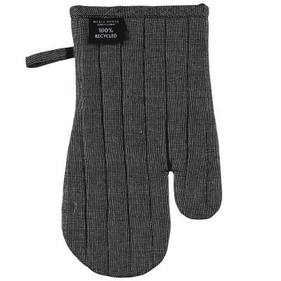 Svart Grytvante, ugnsvante Ronja från Noble House - 100% återvunnet material, 17x30 cm