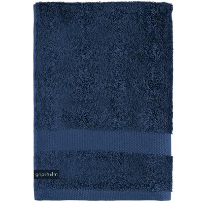 Mörkblå handduk frotte från gripsholm - 70x50