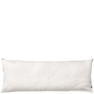 Vitt Avlångt Kuddfodral cone i bomull elfenbensvit 110x40 cm från Affari