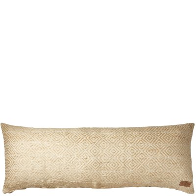 Avlångt Kuddfodral omarr i jute bomull naturfärgad 110x40 cm från Affari