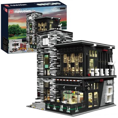 Lego Bar och Restaurant modular The Bar Novatown Street View - Mould King 16042