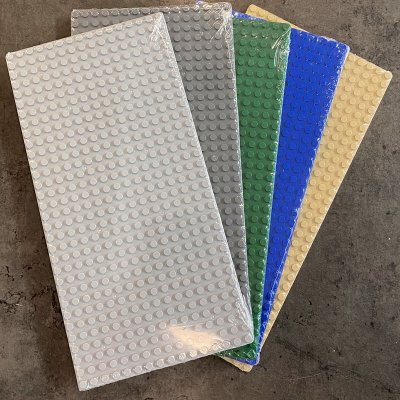 Mörkgrön LEGO basplatta, byggplatta stor - 32x32 studs - 13x25,5 cm