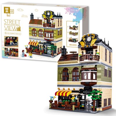 Chinese Restaurant - Street Viec City Lego kompatibla byggklossar