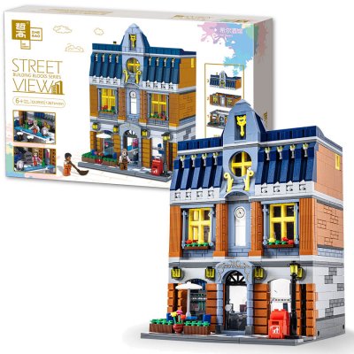 Hill Tavern - City Street View -  Kompatibla Byggklossar - 1367 bitar