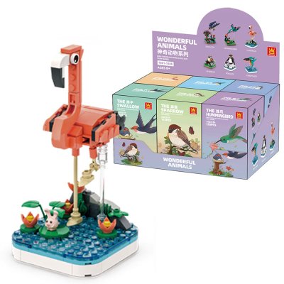 Lego Flamingo - Byggklossar med fåglar - Wange 1603 - Wonderful Animals