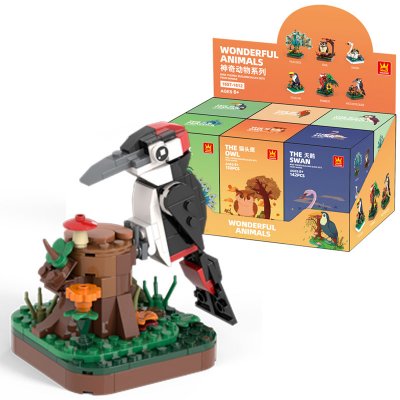Lego Hackspett - Byggklossar med fåglar - Wange 1612 - Wonderful Animals