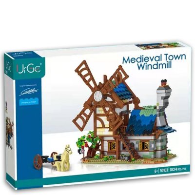 Lego Medeltida Väderkvarn kompatibel byggsats - creator expert, ideas URGE 50103