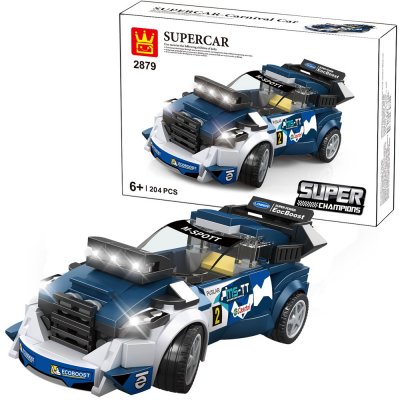 Mörkblå Sportbil Super Champions - Kompatibel med Lego