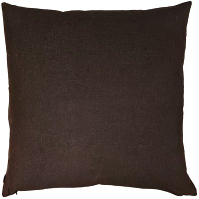 Brun linnekudde från holmen design - 50x50 cm inklusive innerkudde med fjädrar