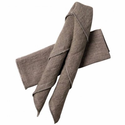 Linnservetter i 2 pack - Varm-grå - Stiernholm Kirei