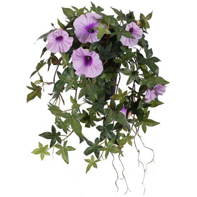 Ljuslila konstgjord Blomma för dagen från Mr Plant - 45 cm längd på hängande växt