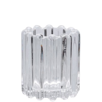 Ljuslykta i klarglas för värmeljus - 8 cm hög