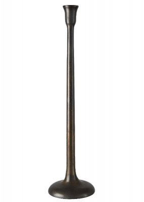 Ljusstake Amadeus Svart L i gjuten aluminium - 55 cm