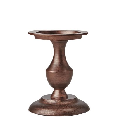 Ljusstake för blockljus - Koppar 15 cm hög