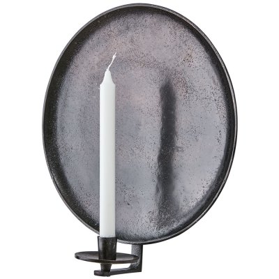 Ljusstake, väggljusstake i svart brun - Både kronljus och blockljus