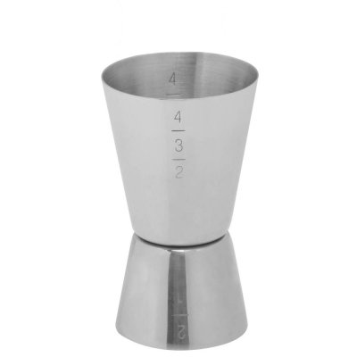 Mätkopp i rostfri stål - 2 och 4 cl