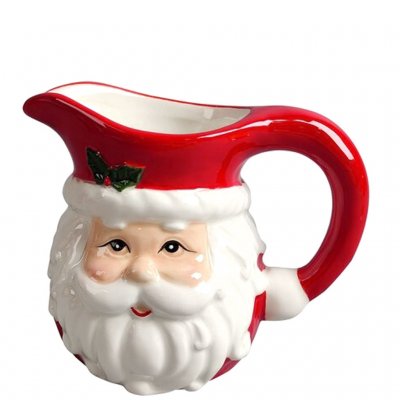 Mjölktillbringare med jultomten - Keramik 230ml ca 10cm hög