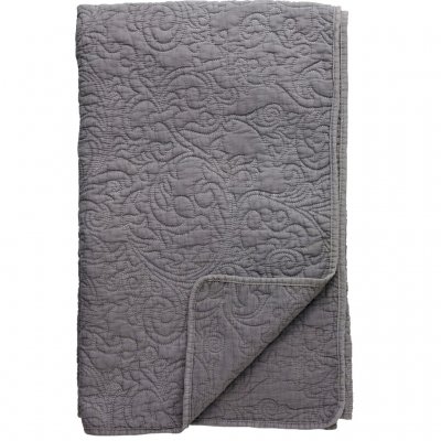 Säng-överkast Isabelle Grå - Lene Bjerre Design quiltad 260x240 cm