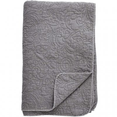 Pläd Isabelle Grå - Lene Bjerre Design quiltad 170x130 cm