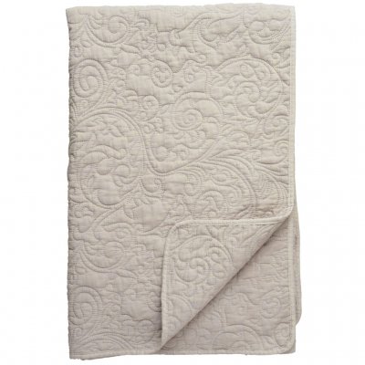 Pläd Isabelle Linnefärgad - Lene Bjerre Design quiltad 170x130 cm