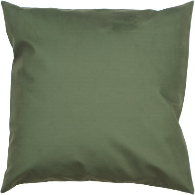 Grön, ljusgrön prydnadskudde i sammet, bomullssammet - 50x50 cm
