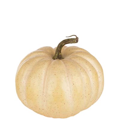 Konstgjord vit, krämfärgad pumpa från mr plant - Ø15 cm