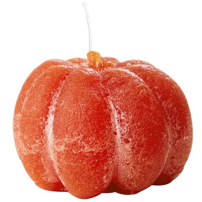 Pumpa-ljus mörk orange. Ljus format som pumpa - orange 10cm från Affari