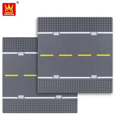 2st Vägplattor Roadplates, basplattor med väg raksträcka. Kompatibelt med LEGO