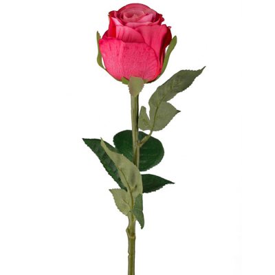 Cerise, rosa ros konstblomma - 50 cm