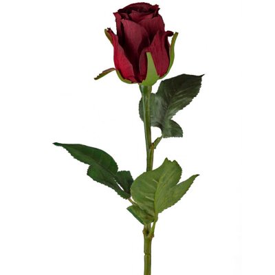Mörkröd rod konstbloma - 50 cm
